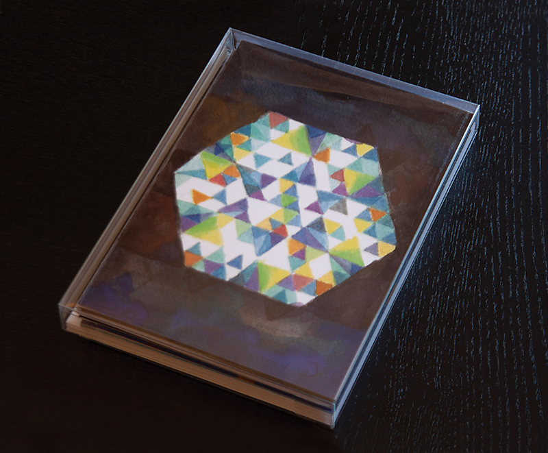 Box of ten cards